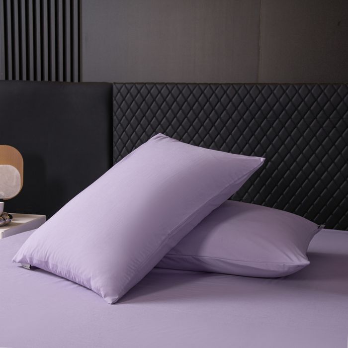 Комплект постельного белья Однотонный Сатин «Лавандовая мечта»