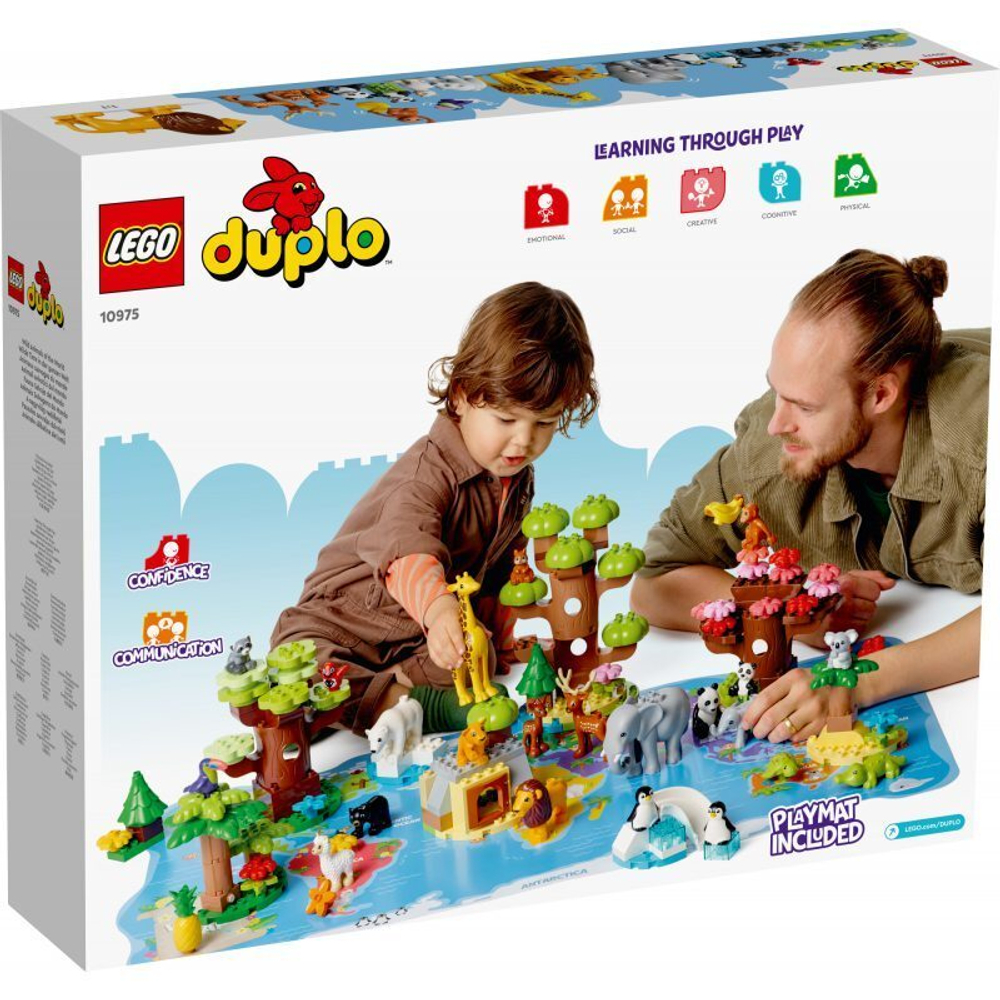 Конструктор LEGO DUPLO - Дикие животные мира 10975 купить в Москве |  Доставка по России.