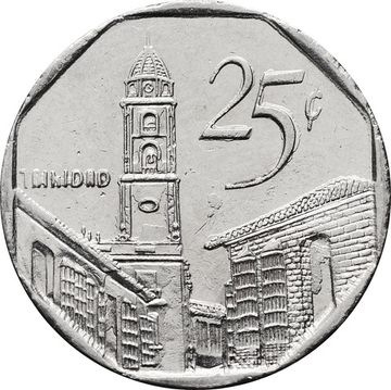 25 сентаво 1994-2018 Куба