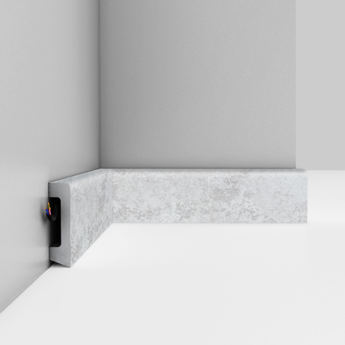 Плинтус напольный Decomaster D234-1619 58х16х2400мм