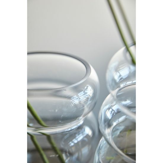 Ваза swell, 27 см, прозрачная