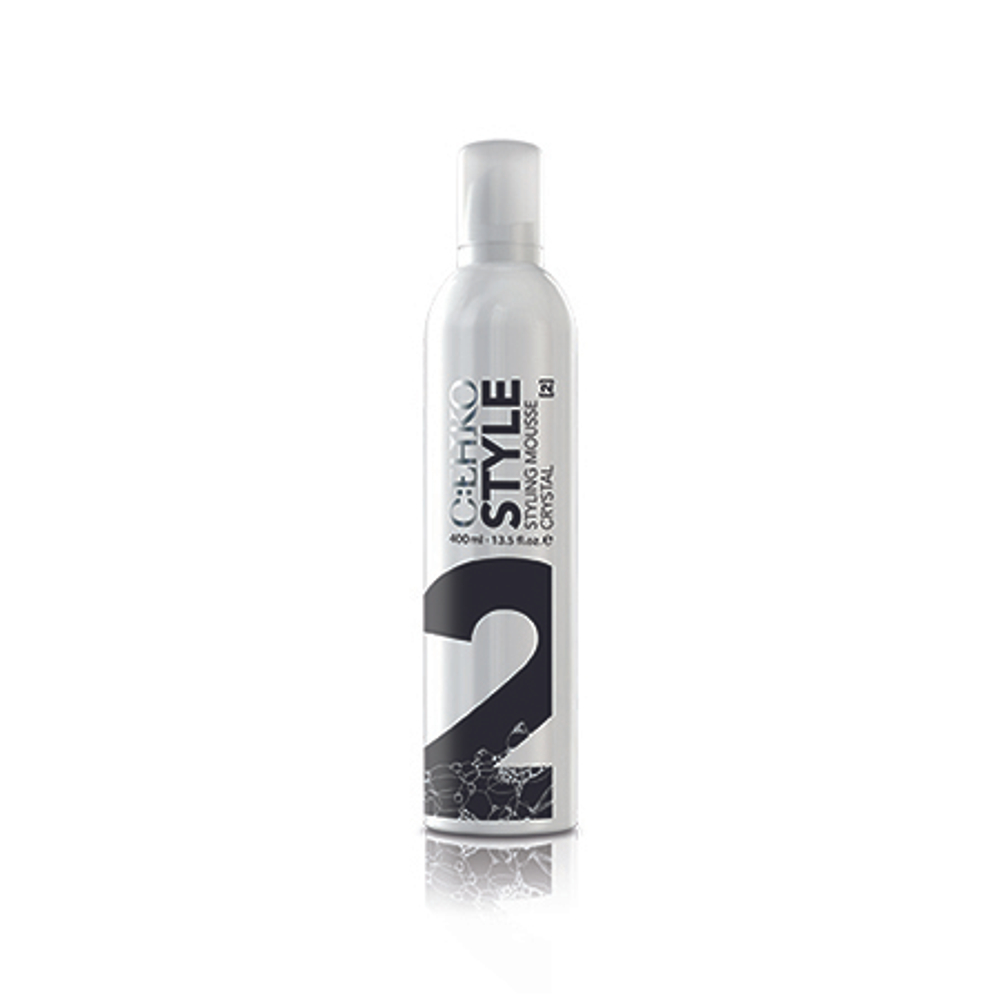 Пена для укладки волос Кристалл CEHKO Style styling mousse crystal 400мл