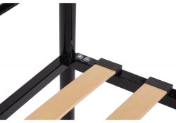 Двуспальная кровать Нерика 180х200 черная