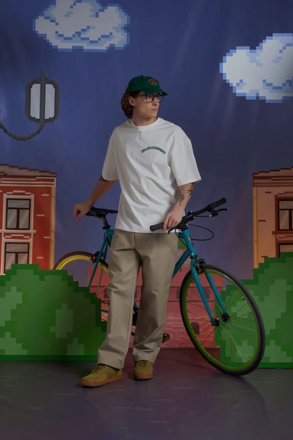 Футболка Authentic Green белая - фото 2