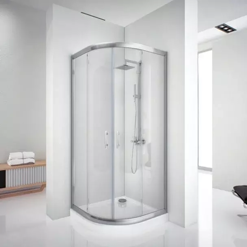 Душевой уголок Aquanet Alfa NAA2142 100x100, R550, прозрачное стекло