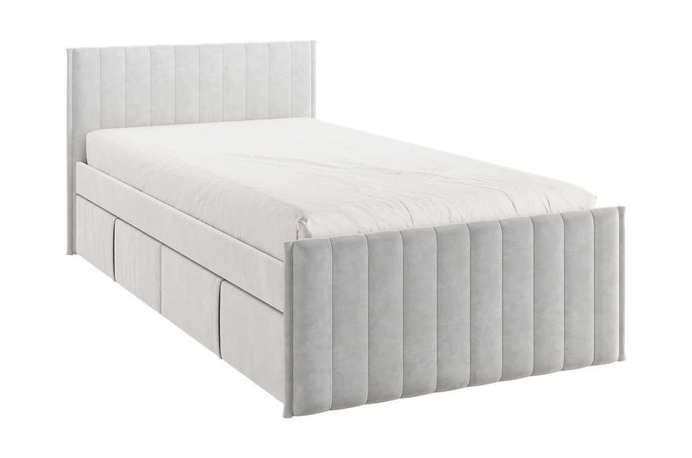 Кровать с ящиком Твикс (велюр) МФ Мебельсон, г. Ижевск