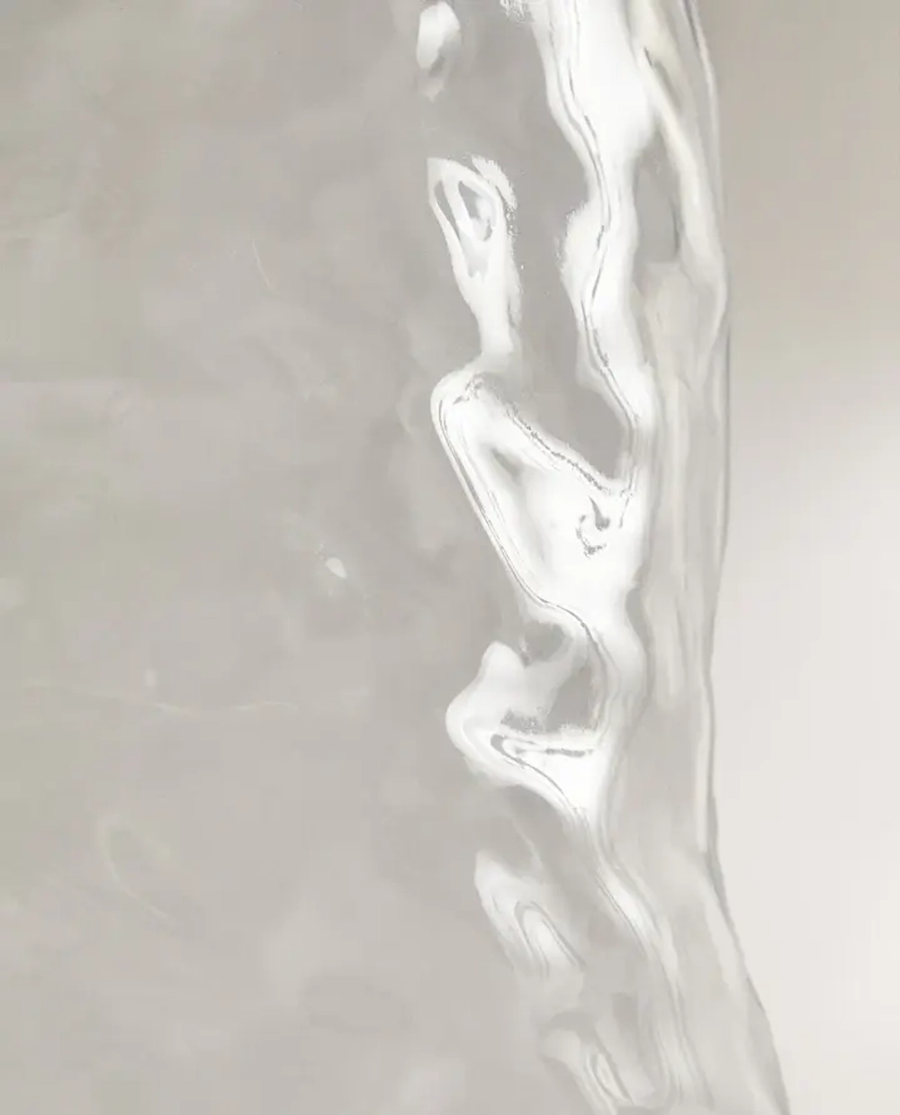 ZARA HOME АСИММЕТРИЧНАЯ СТЕКЛЯННАЯ ВАЗА