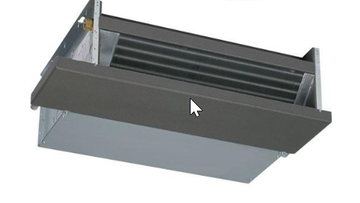 Канальный фанкойл FXE-CH 531. Горизонтальная версия, скрытой установки (без корпуса)