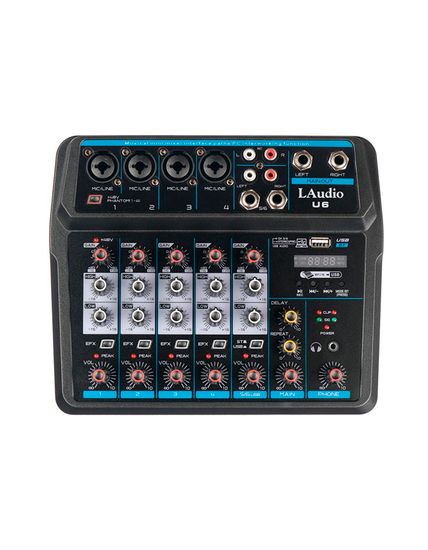 Микшерный пульт, 6 каналов, LAudio U6