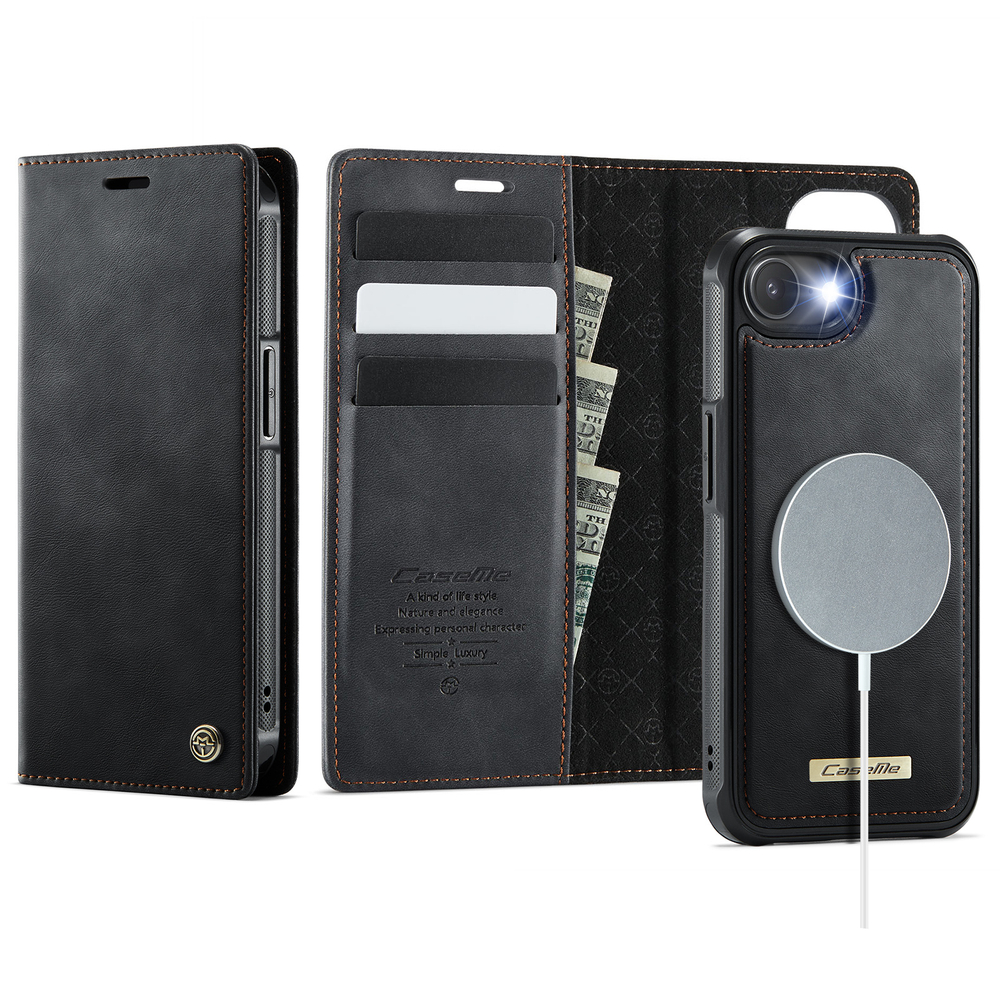 Чехол-кошелек CaseMe 2 in 1 MagSafe iPhone 16E