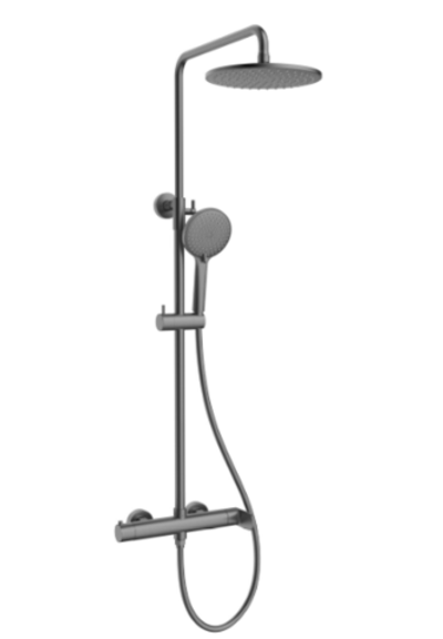 Душевая стойка Rondo VSFS-1R0GM без излива, вороненая сталь, , шт