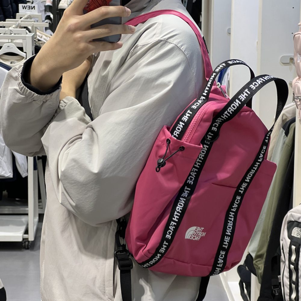 THE NORTH FACE 6L Backpack Outdoor Bag Nylon Pink Women"s