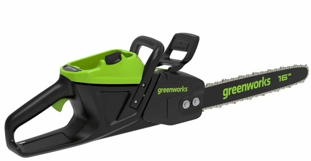 Цепная пила аккумуляторная GreenWorks GD60CS25, 60V, 40 см, бесщеточная, 2500 Вт, без АКБ и ЗУ (2008907)