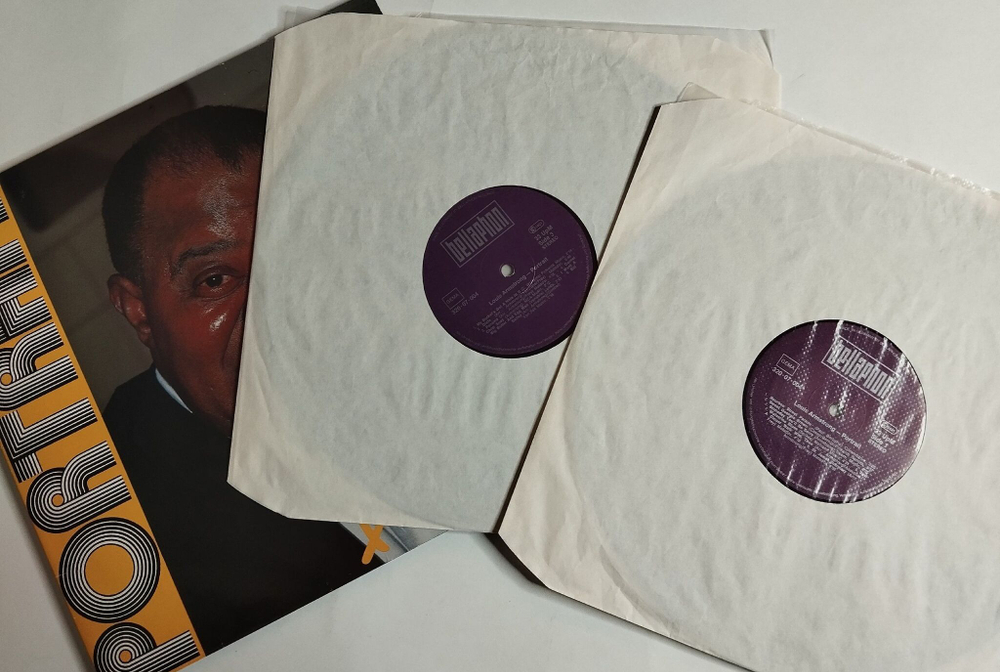 Винтажная виниловая пластинка LP Louis Armstrong Portrait (Germany 1977)