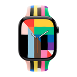 Умные часы Apple Watch Series 11 GPS, 46mm, Jet Black Aluminium Case with Pride Edition Sport Band, M/L