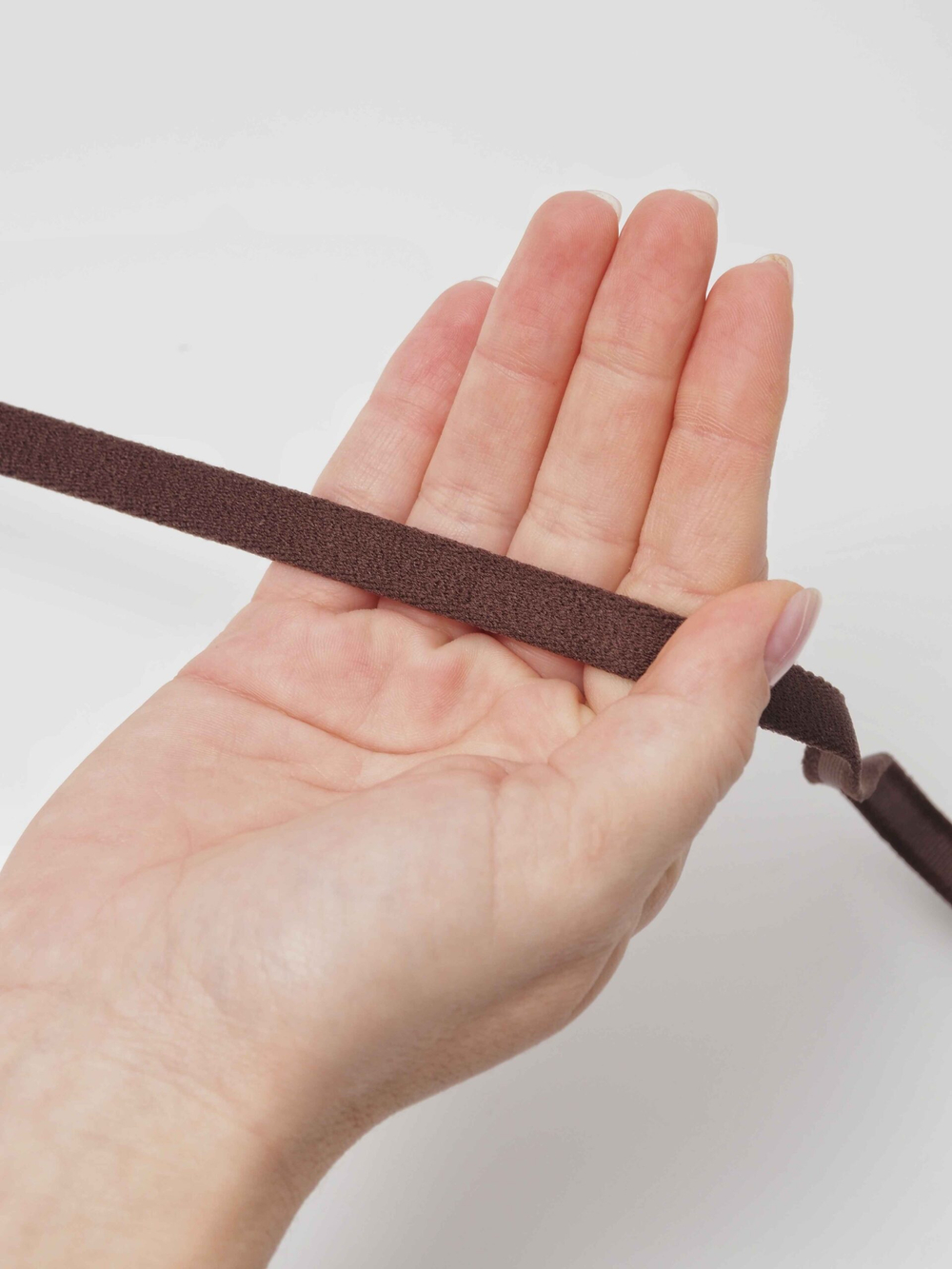 Туннельная лента шоколад бесшовная ширина 10 мм