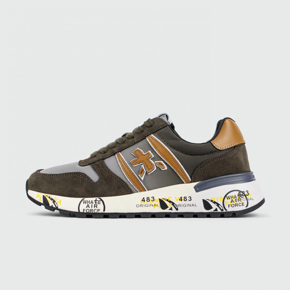 кроссовки Premiata Lander Brown Grey