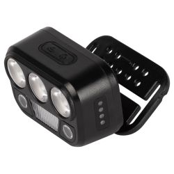 Фонарь налобный светодиодный Трофи GA-105 аккумуляторный 3+3+3 Bт сенсорное управление 5 режимов