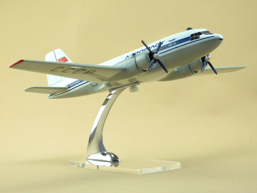 Модель самолета Ил-14 (М1:72, Аэрофлот СССР-91483)