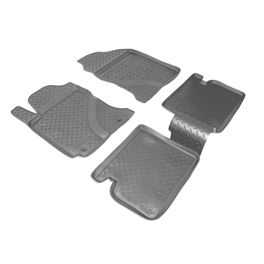 Ковры в салон Norplast/Unidec для Toyota Corolla в кузове E12 (2000-2007), Черный, арт.NPL-Po-88-11