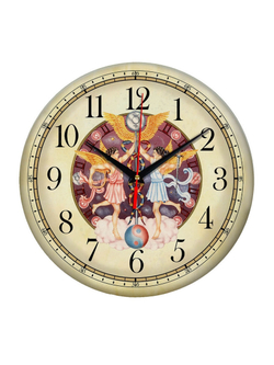 Часы настенные "Знаки зодиака в круге" Близнецы