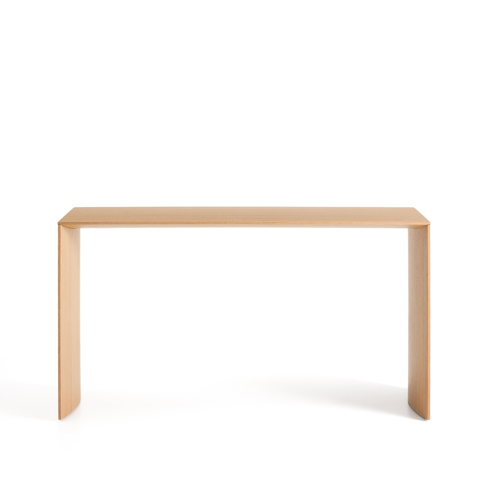 Письменный стол из дубового шпона Litto, 140 x 60 см