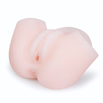 Телесный мастурбатор-вагина с 2 функциональными отверстиями (Цвет: телесный)