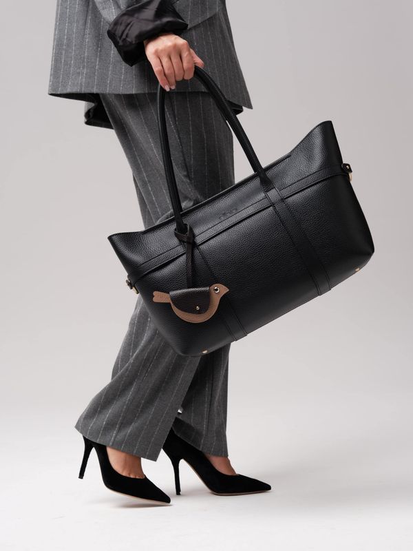 Женская кожаная сумка DBR 31229 черный