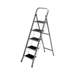 Стремянка 5 ступеней стальная с противоскользящими накладками Сибртех