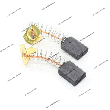 Электроугольная щетка 5х11х15 Пружина, пятак-уши (для МАКИТА СВ 308) в коробочке