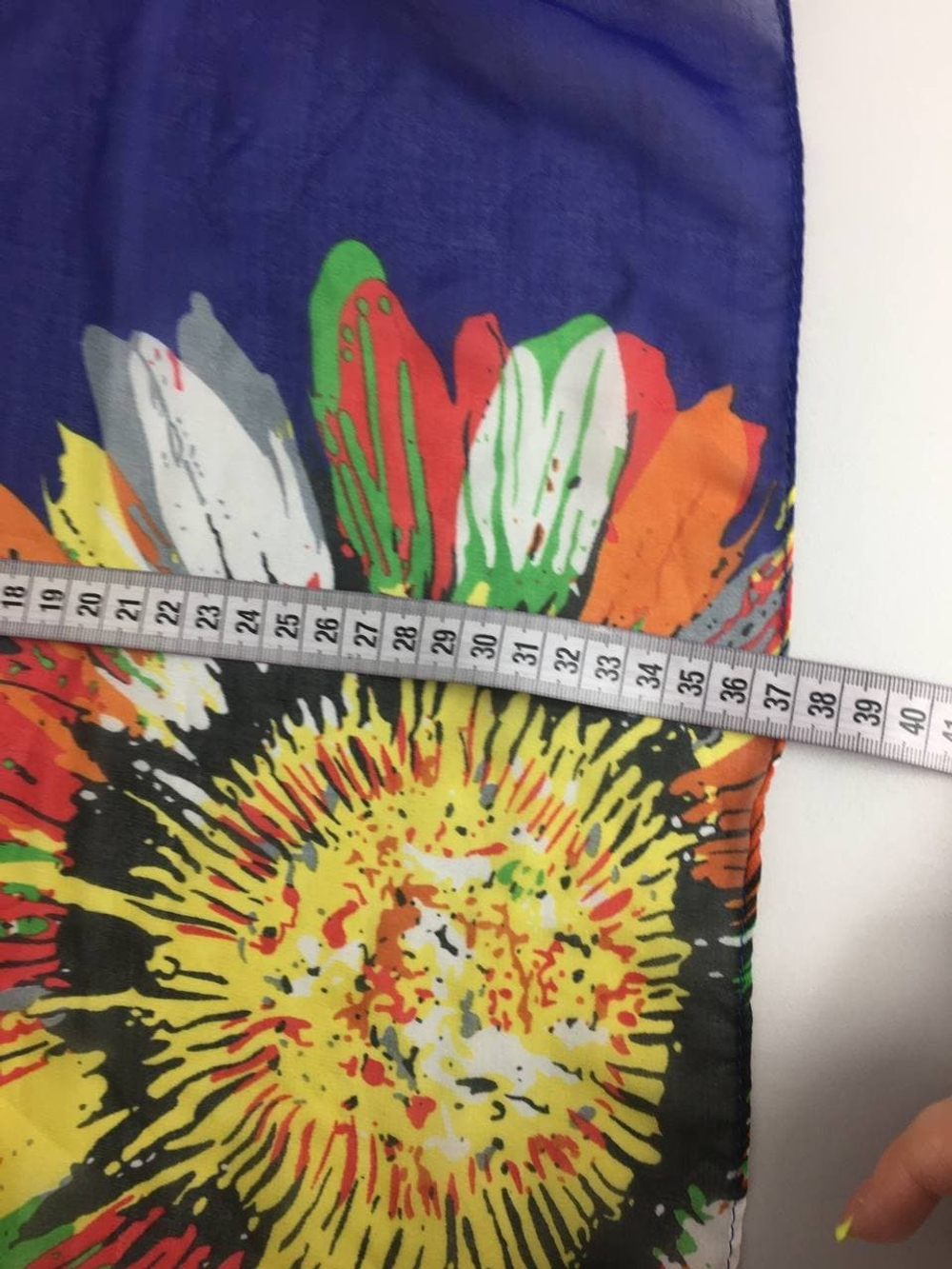 Палантин с цветочным принтом