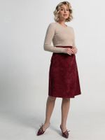 Юбка вельветовая Эрис (бургунди) Ю15193-25М LT Collection
