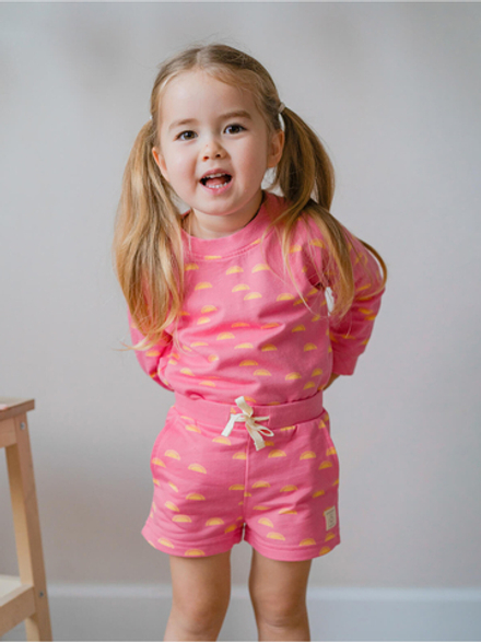 Шорты Mjölk Солнышки розовые