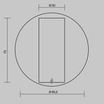 Настенный светильник (бра) Technical C081WL-L3WBS3K