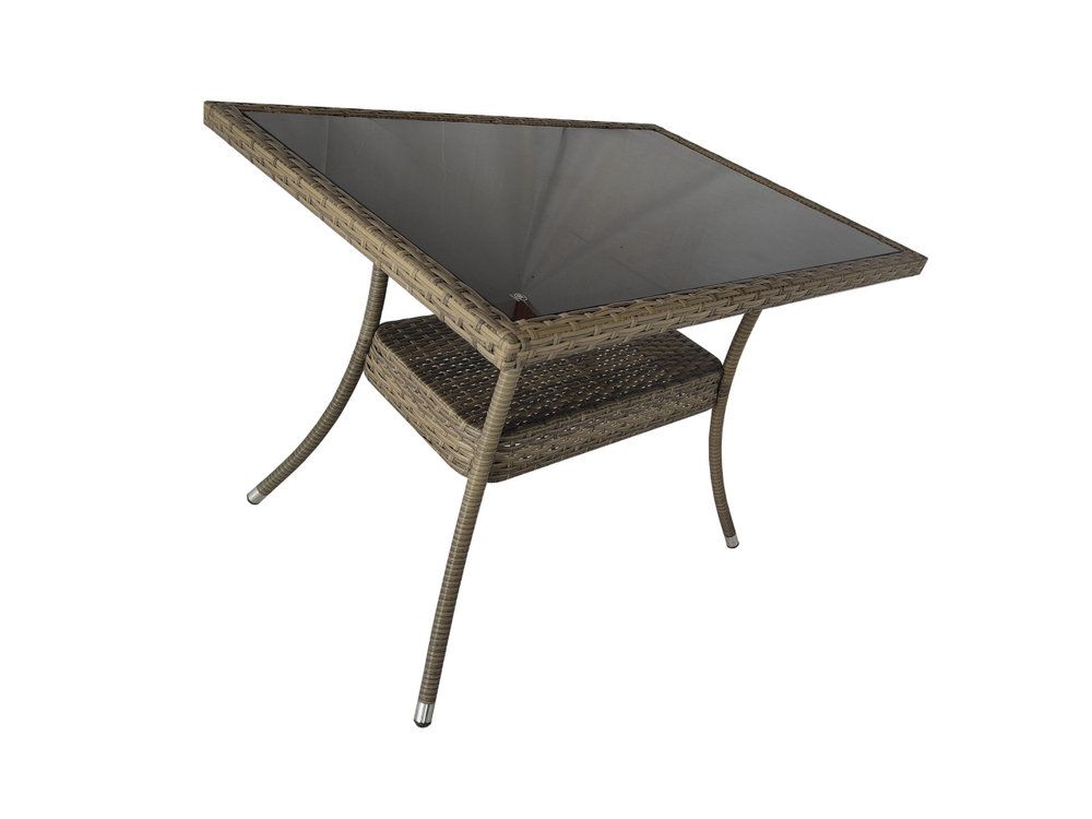 Обеденная группа на 4 персоны стол Монреаль, 2 кресла и диван Анкор Greige