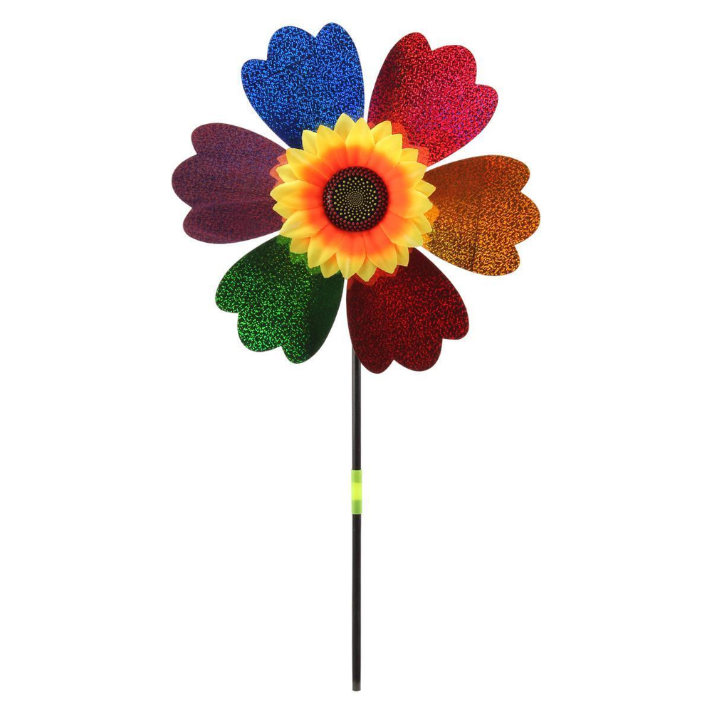Ветерок Подсолнух с блестками д-32 см, с-30117
