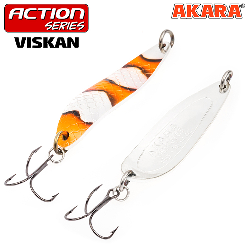 Блесна колебалка Akara Action Series Viskan 80 32 гр. 1-1/7 oz. AB89