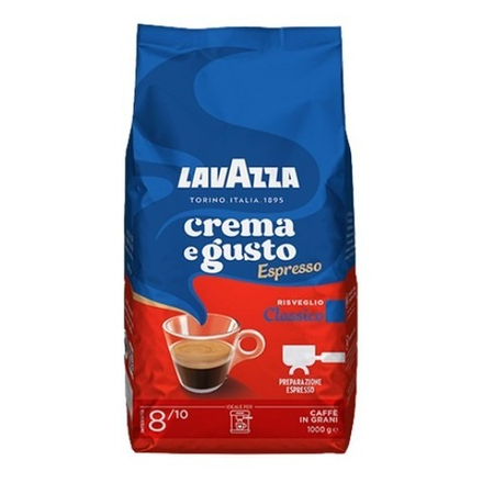 Кофе в зернах LavAzza Crema e Gusto Espresso Classico, 1 кг (Лавацца)
