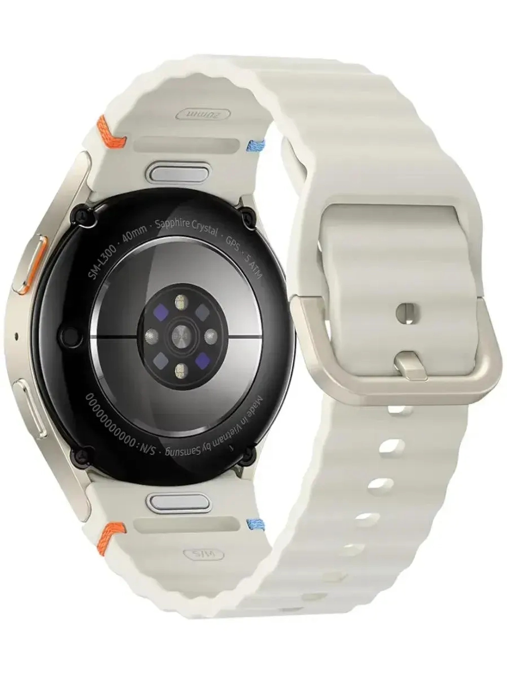 Смарт-часы Galaxy Watch7 SM-L300 Wi-Fi, 40 мм, белое золото