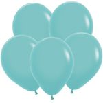Шар (5"/13 см) Аквамарин, Пастель (037) 100 шт.