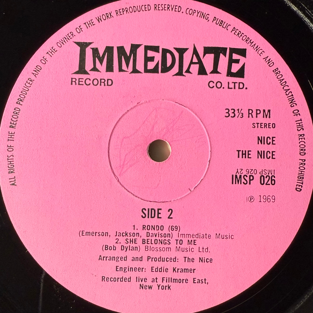 The Nice - Nice (Англия 1969г.)