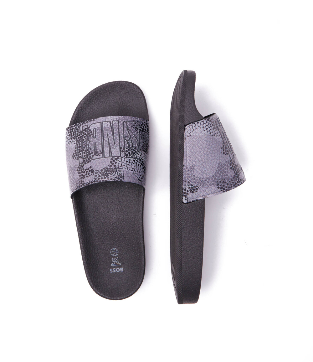 шлепанцы bay_it_slid_w22c BOSS BLACK - фиолетовый(50480457)