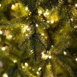 Елка с гирляндой «Валерио» (Литая+пвх) 210 см / 2,1 м