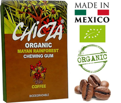 CHICZA ORGANIC Жевательная резинка органическая биоразлагаемая со вкусом мексиканского кофе 30г