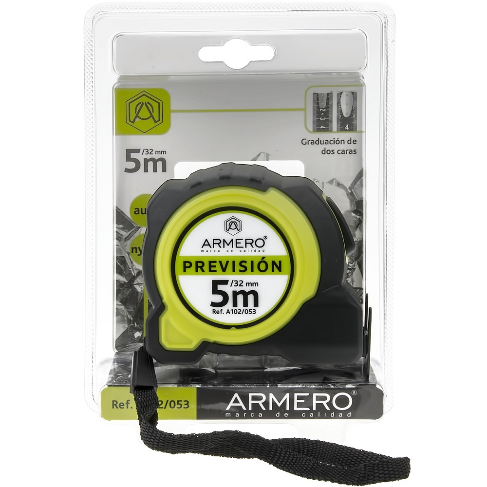 Рулетка ARMERO с автоблокировкой 5м*32мм     A102/053