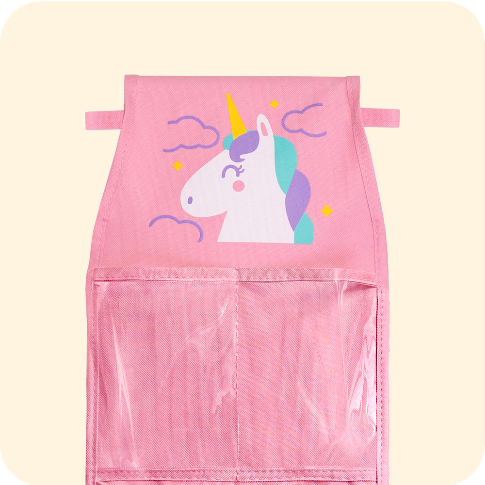Кармашки для детского сада на липучке. Единорог