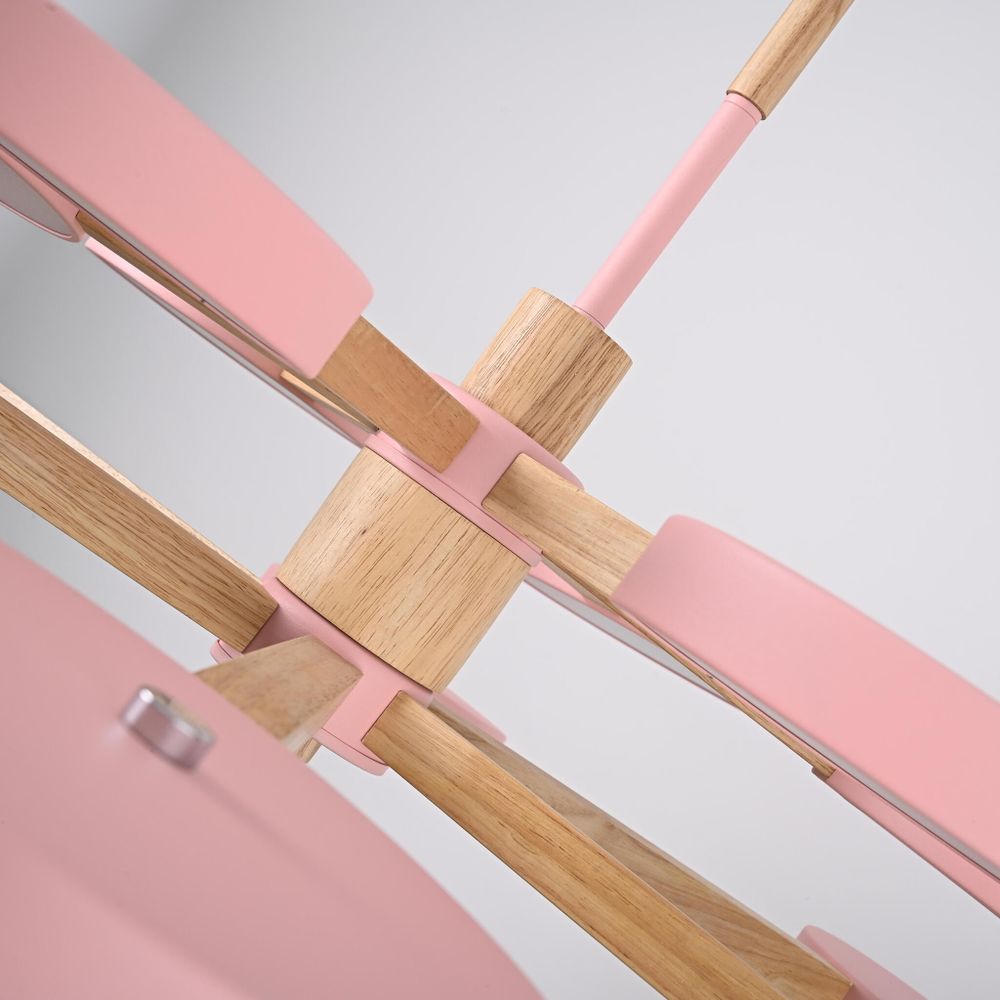 Люстра на штанге TURNA DBL L12 Pink