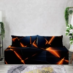 Бескаркасный диван кровать раскладной "Раскол лавы"