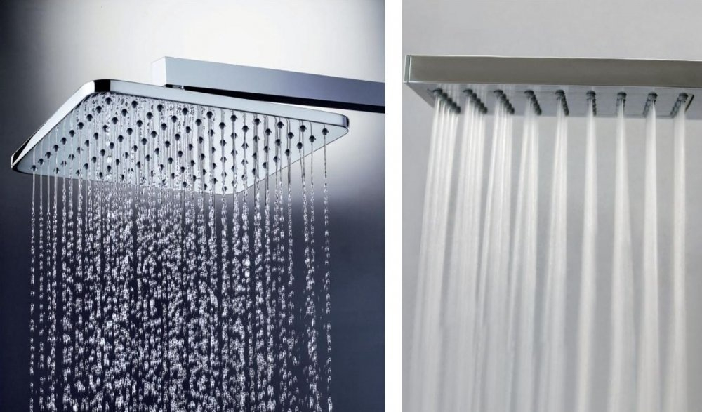 Bossini MatBlack верхний душ 280x280 мм с держателем 400 мм, цвет чёрный матовый