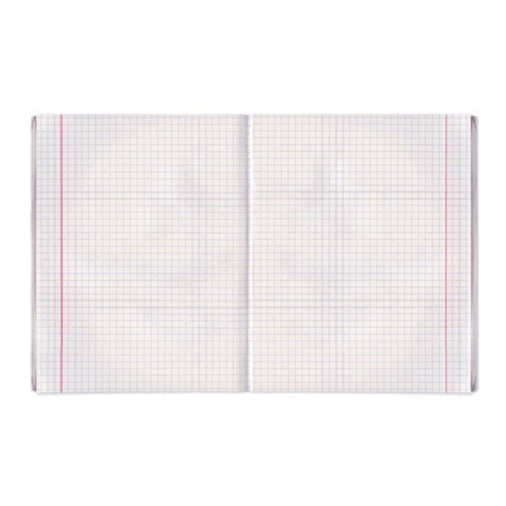 Тетрадь 48л, А5, бумвинил, клетка, офсет №2 (серая бумага), Staff, синий, эконом